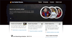 Desktop Screenshot of livefootballstreams.net